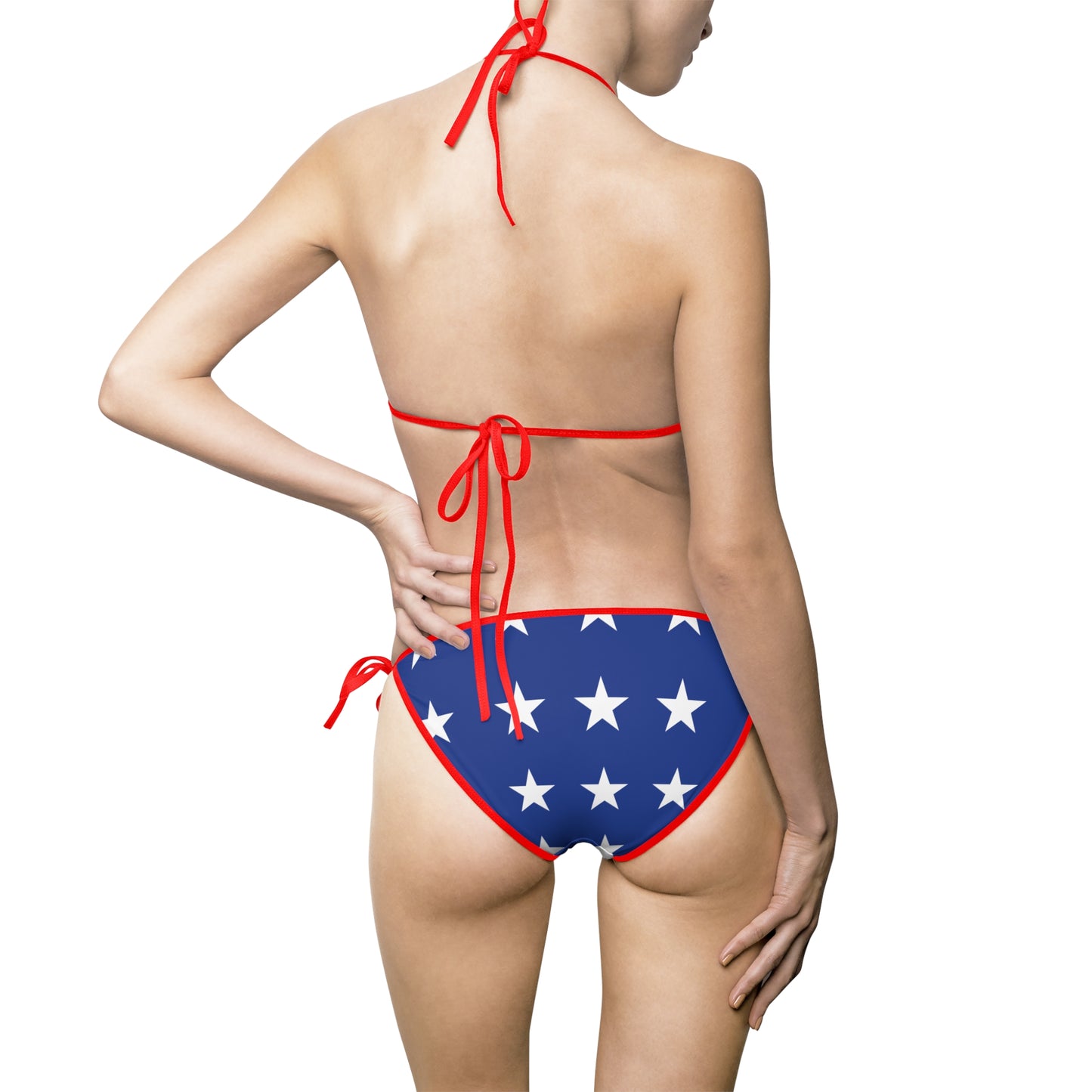 4th of July America Women's Bikini Set, Summer Swimwear, Beach Wear Tropical Swimsuit, Vacation Ready, Pool Party Outfit