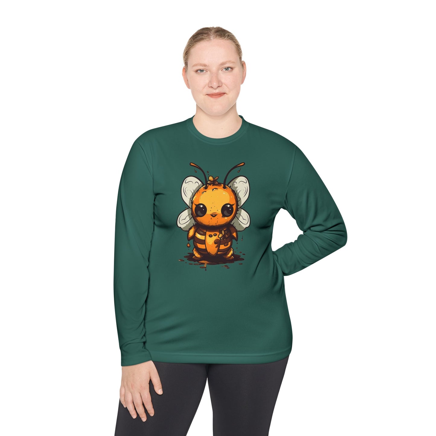 Bumble "Honey" Bee Unisex Lightweight Long Sleeve Tee