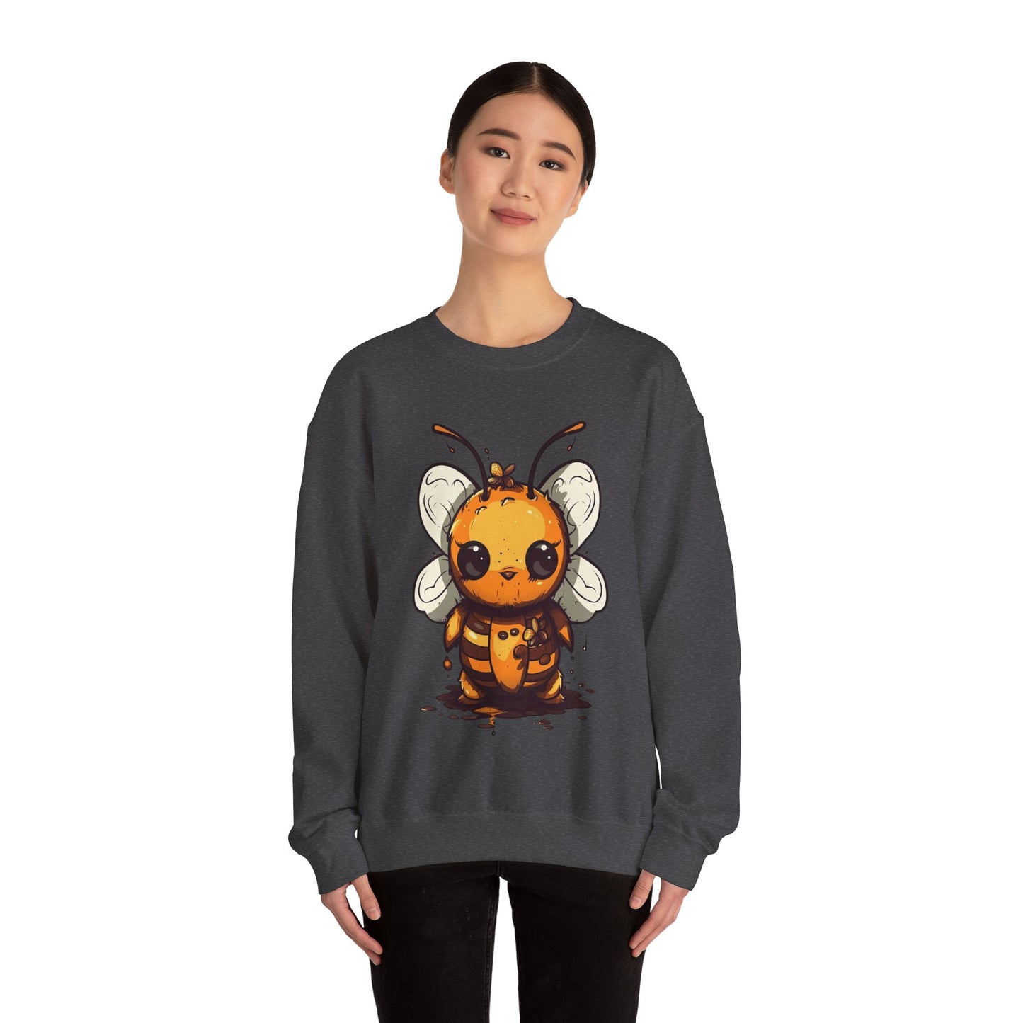 Bumble "Honey" Bee Unisex Heavy Blend™ Crewneck Sweatshirt