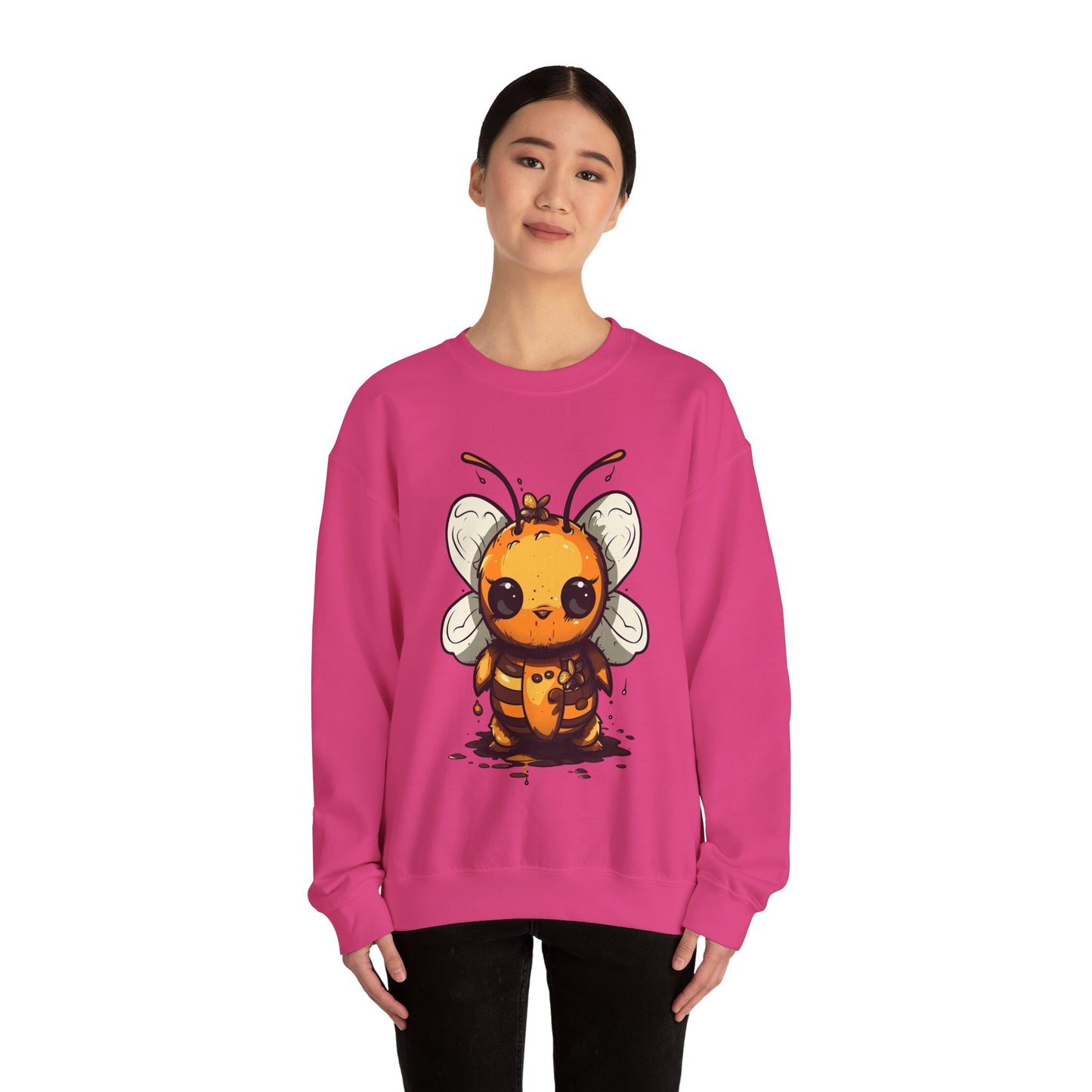 Bumble "Honey" Bee Unisex Heavy Blend™ Crewneck Sweatshirt