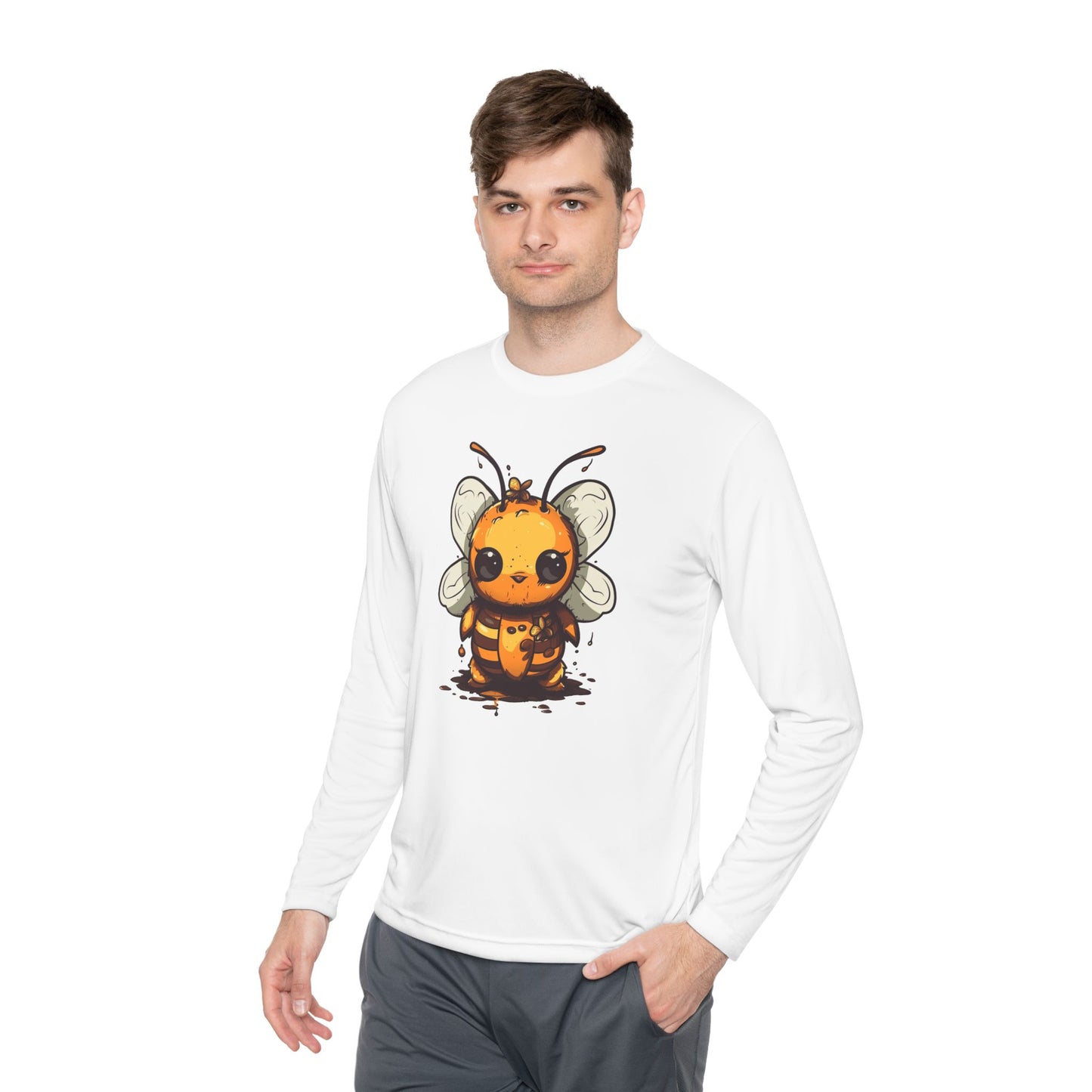 Bumble "Honey" Bee Unisex Lightweight Long Sleeve Tee