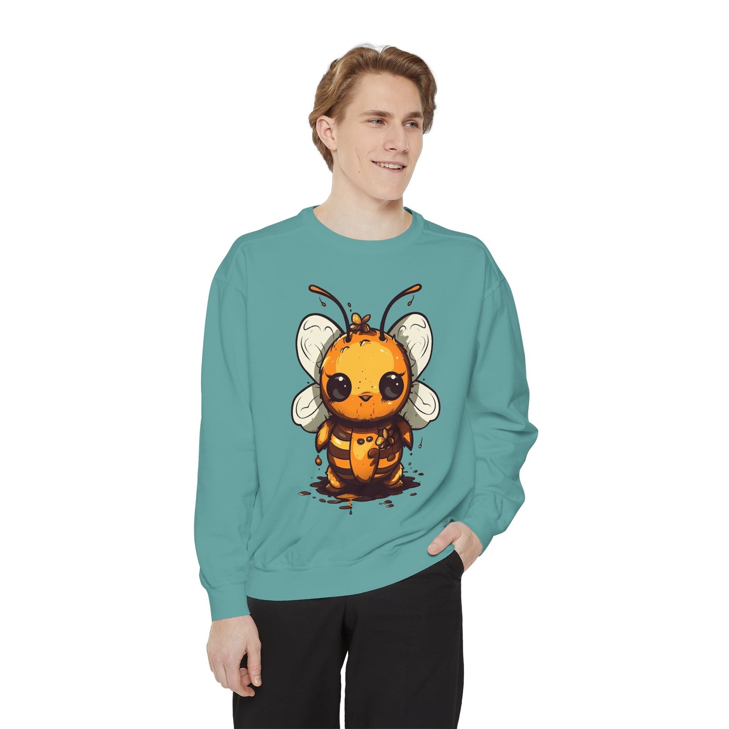 Bumble "Honey" Bee Unisex Garment-Dyed Sweatshirt