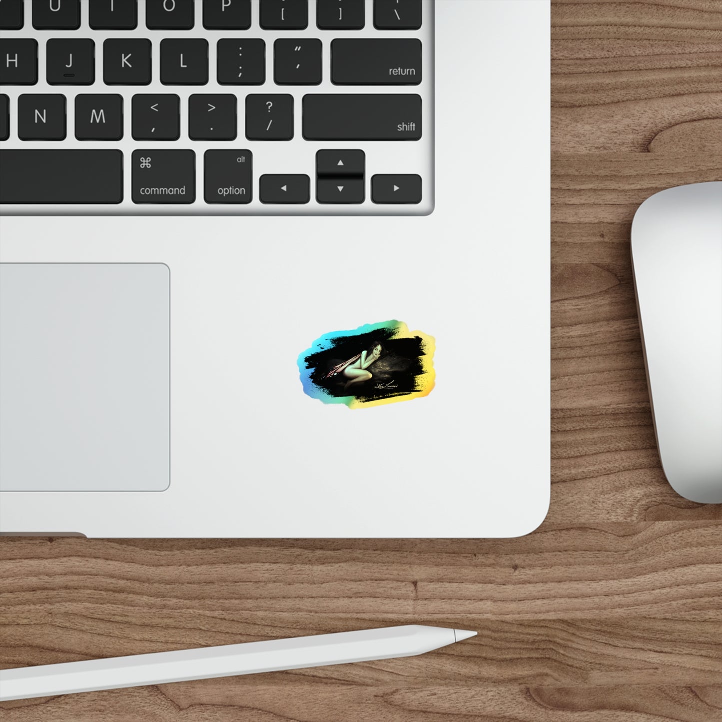 Monarch Faerie Holographic Die-cut Stickers