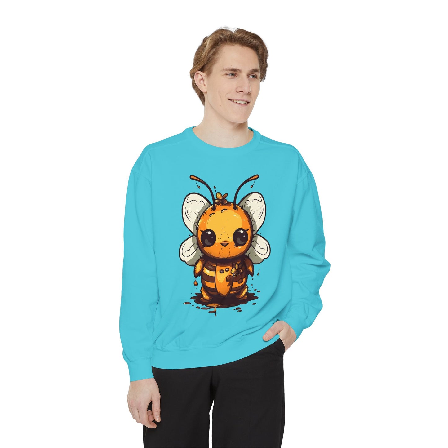 Bumble "Honey" Bee Unisex Garment-Dyed Sweatshirt