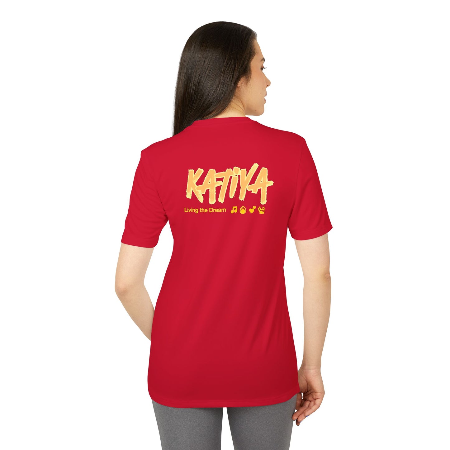 adidas Unisex Sport T-shirt | Katiya Living the Dream x LioWalls Song