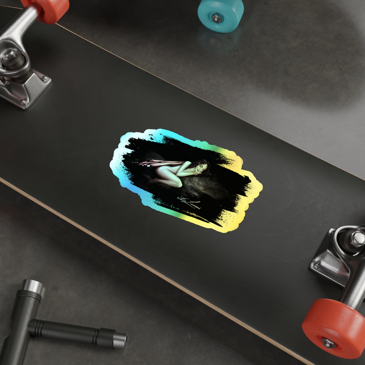 Monarch Faerie Holographic Die-cut Stickers