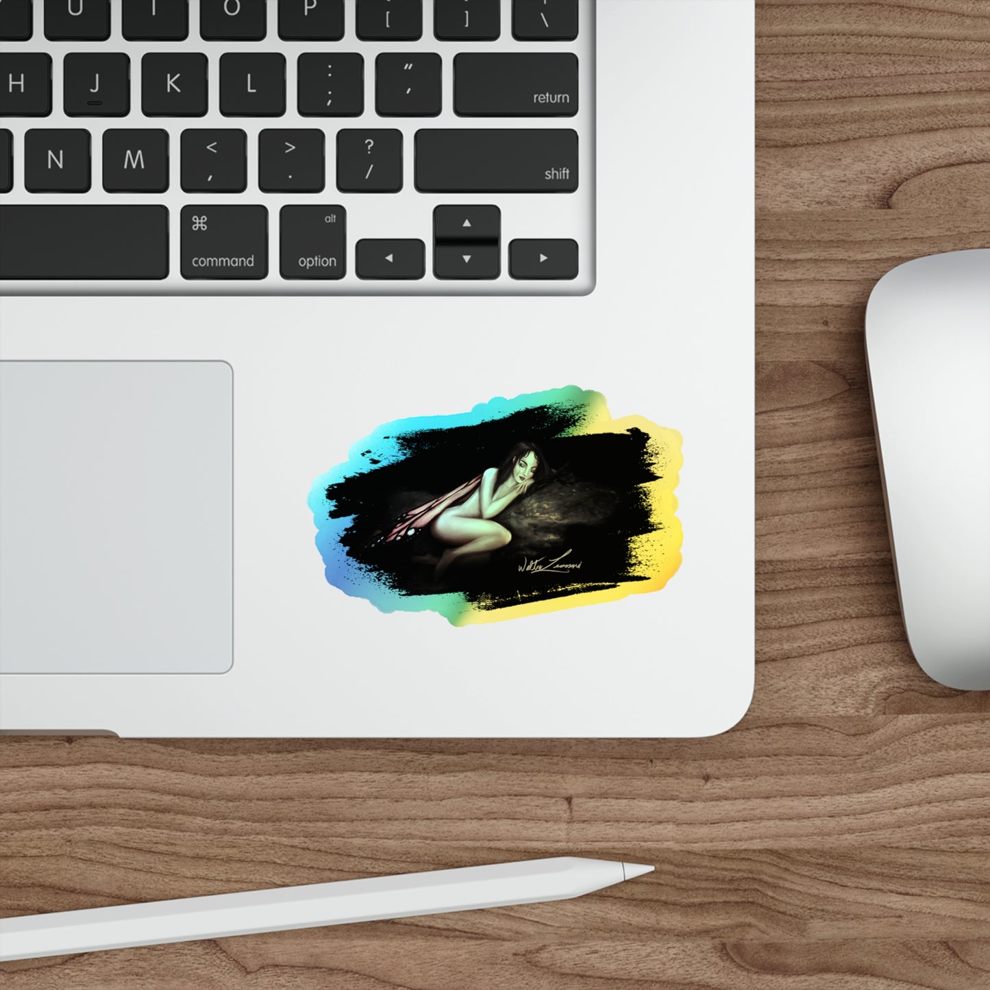 Monarch Faerie Holographic Die-cut Stickers