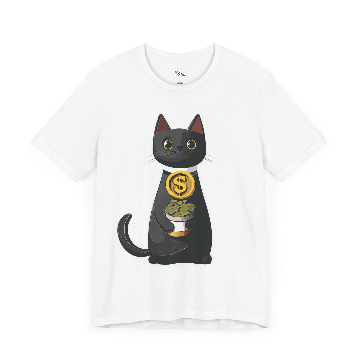Black Cat Catnip Dealer Unisex Jersey Short Sleeve Tee