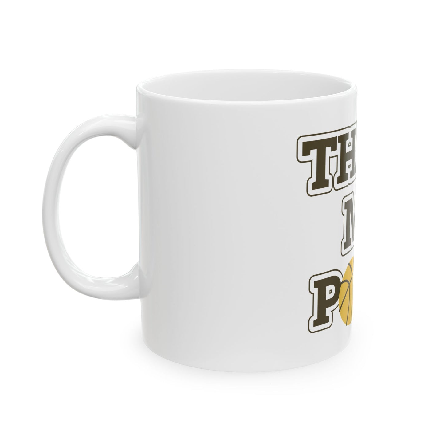 Basketball Dad Mug, Perfect Gift for Father's Day, Birthday, Sports Fan, Drinkware, Fun Coffee Cup