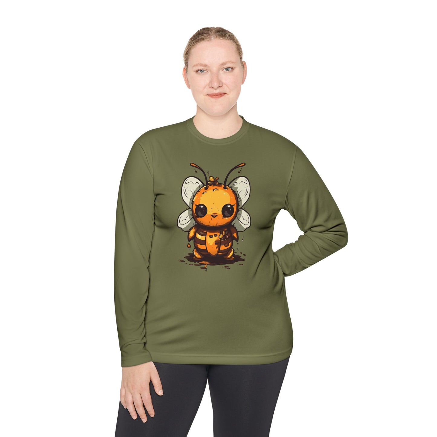 Bumble "Honey" Bee Unisex Lightweight Long Sleeve Tee