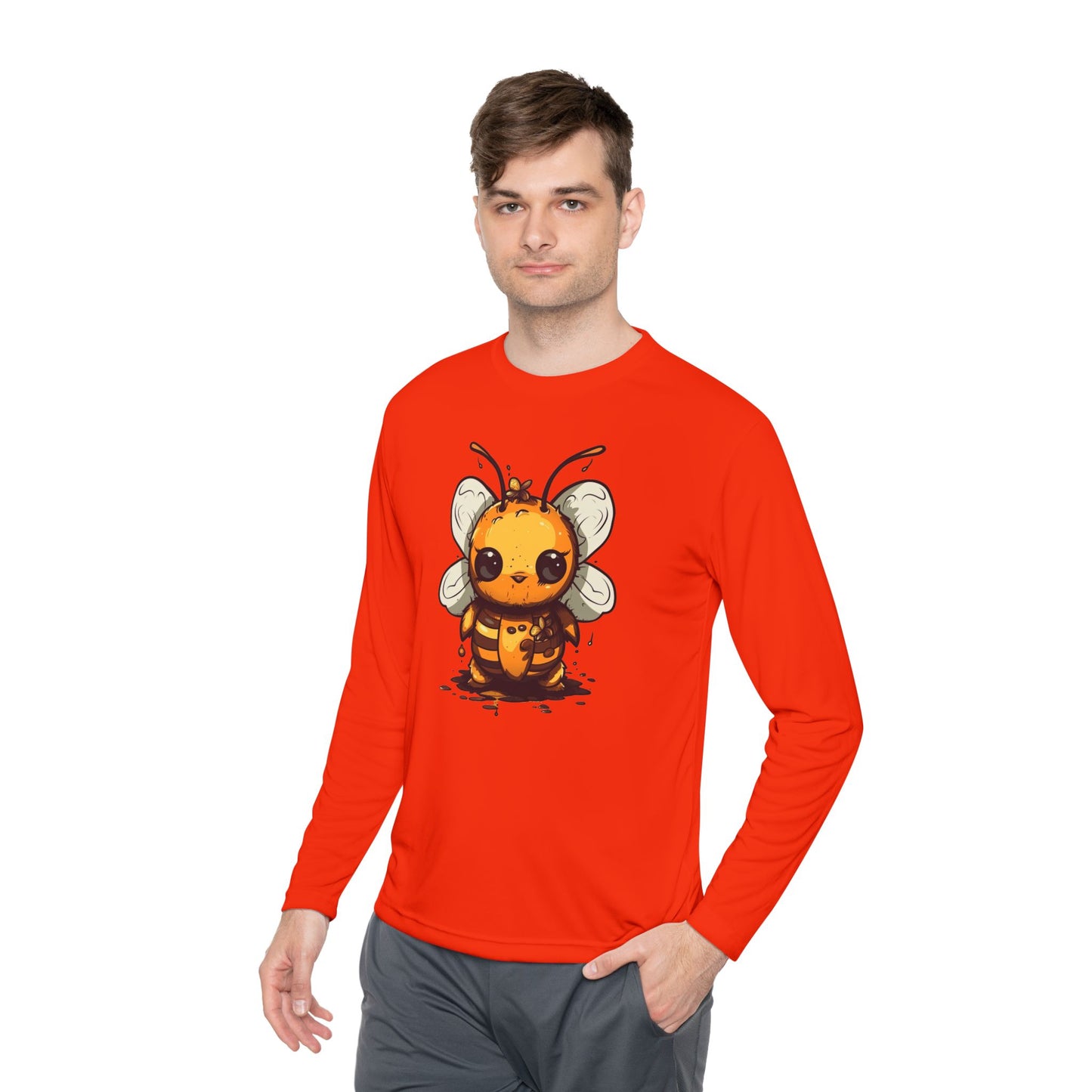Bumble "Honey" Bee Unisex Lightweight Long Sleeve Tee