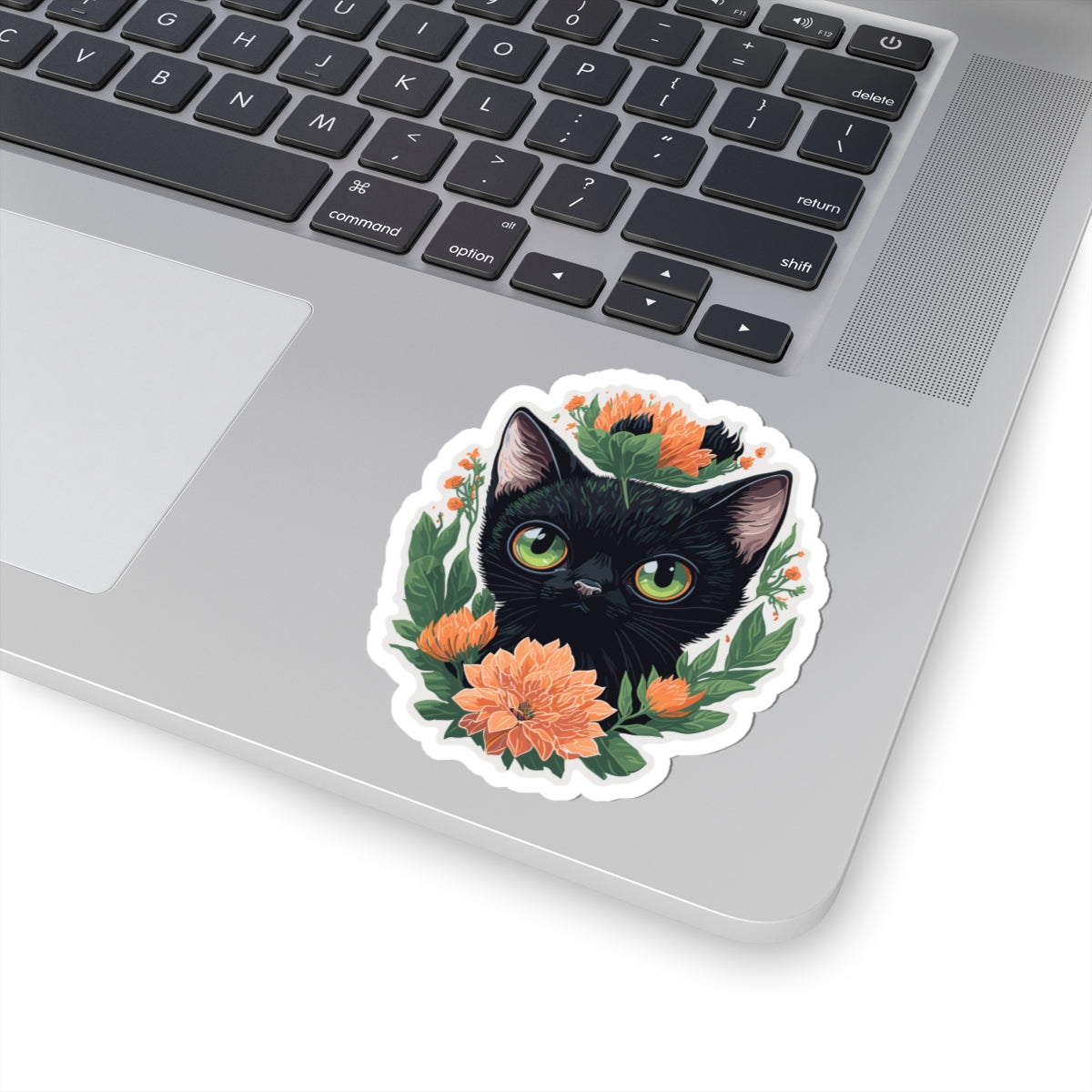 Kitty Bloom Kiss-Cut Stickers