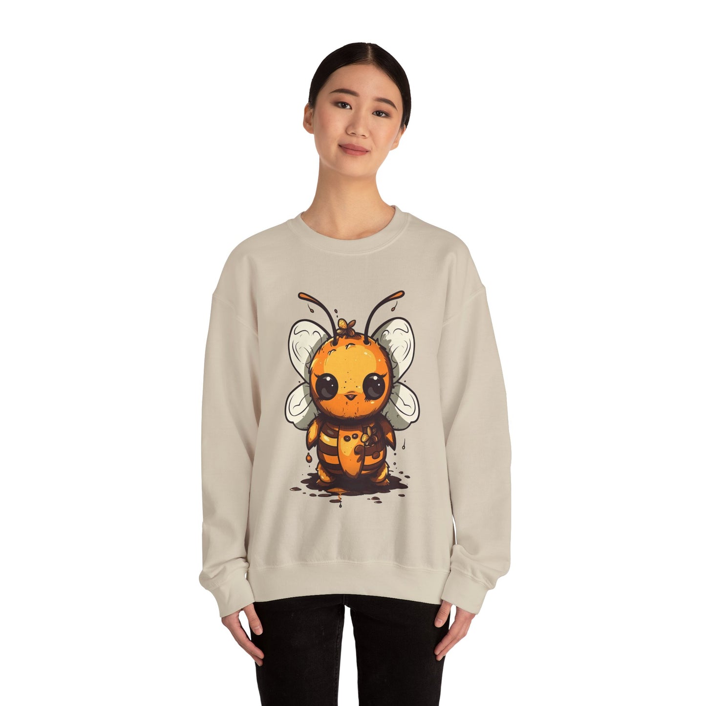 Bumble "Honey" Bee Unisex Heavy Blend™ Crewneck Sweatshirt