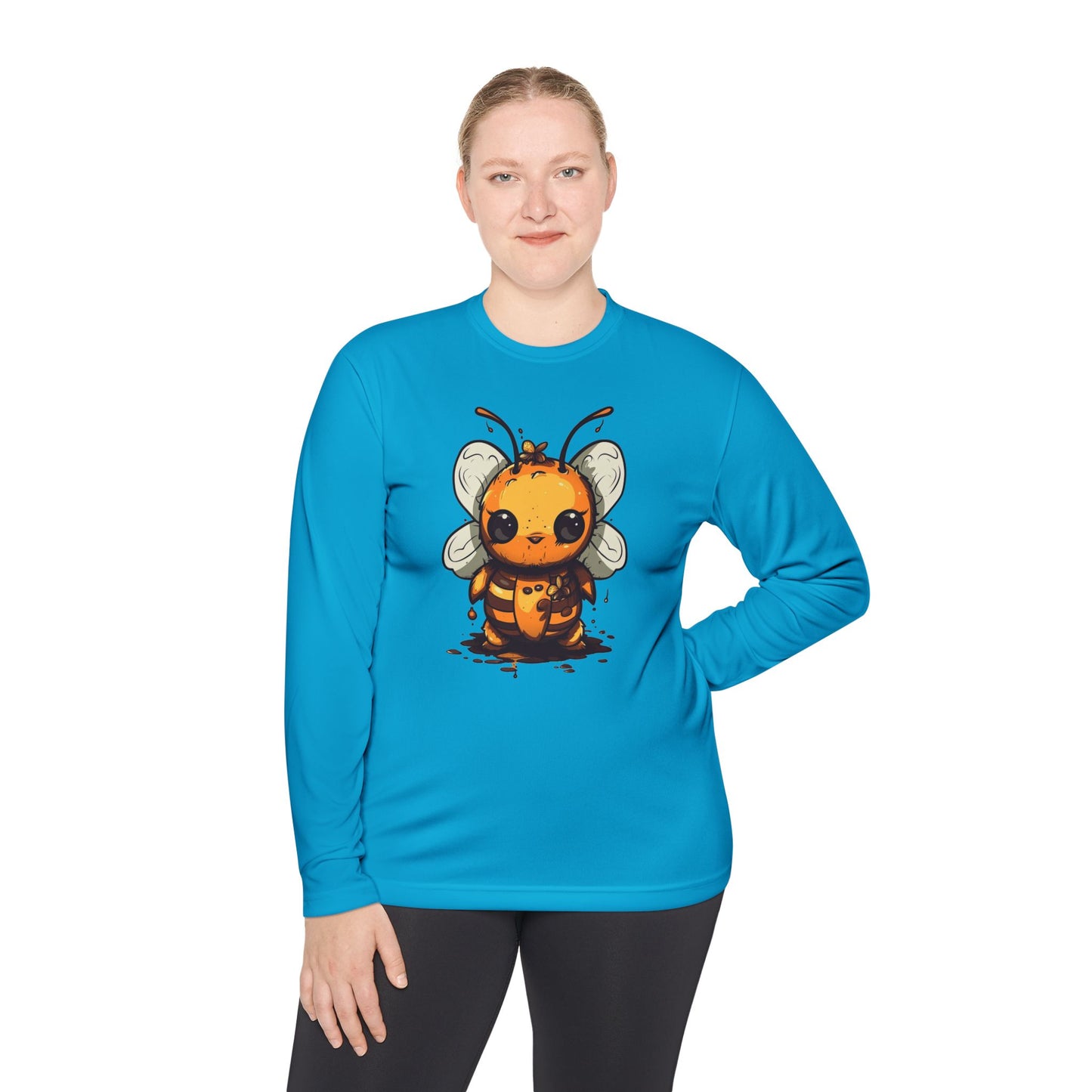 Bumble "Honey" Bee Unisex Lightweight Long Sleeve Tee