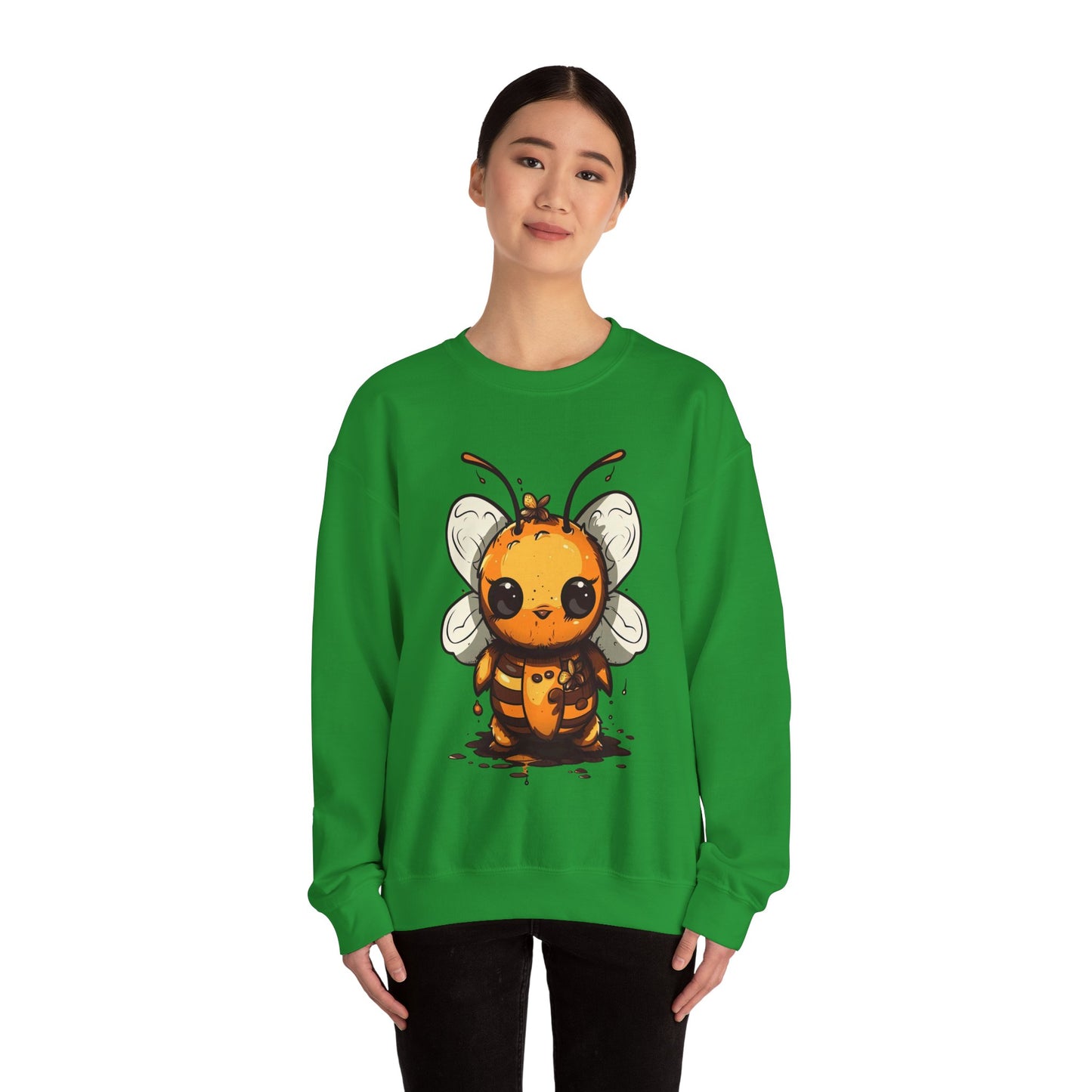 Bumble "Honey" Bee Unisex Heavy Blend™ Crewneck Sweatshirt