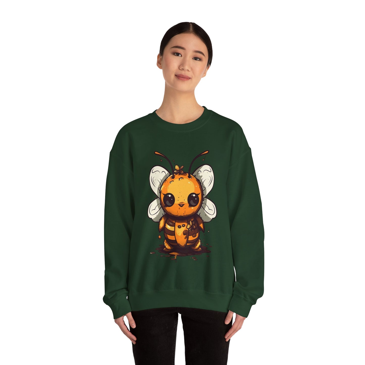 Bumble "Honey" Bee Unisex Heavy Blend™ Crewneck Sweatshirt