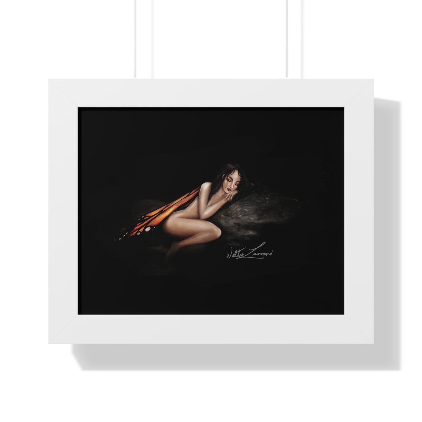 Monarch Faerie Framed Horizontal Poster
