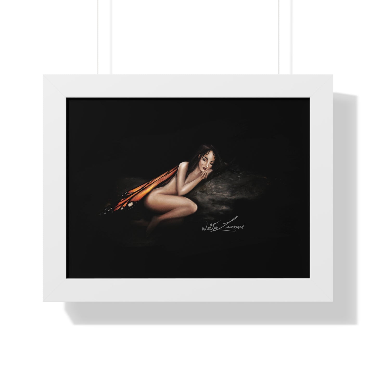 Monarch Faerie Framed Horizontal Poster