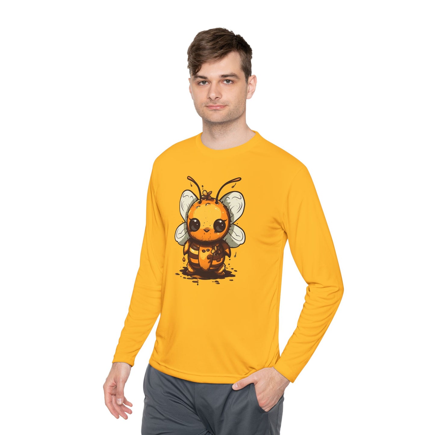 Bumble "Honey" Bee Unisex Lightweight Long Sleeve Tee