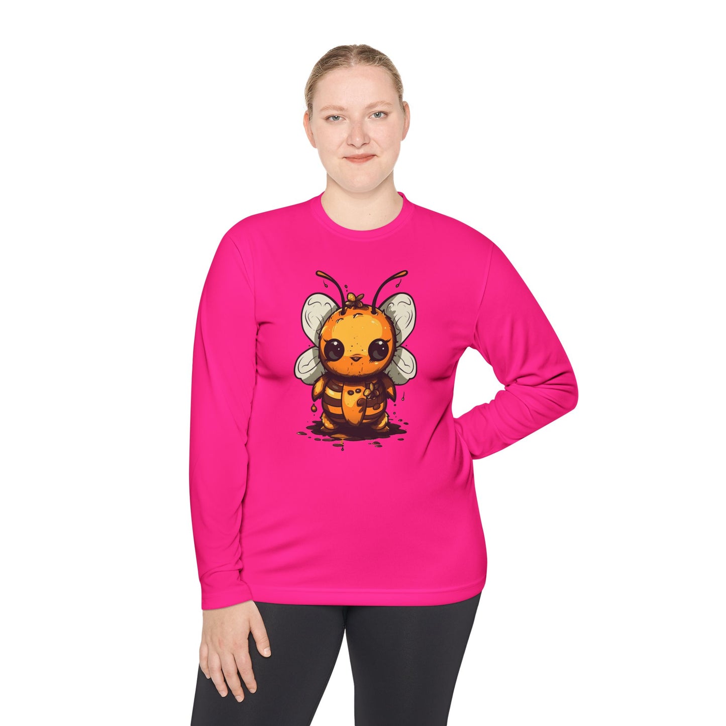 Bumble "Honey" Bee Unisex Lightweight Long Sleeve Tee