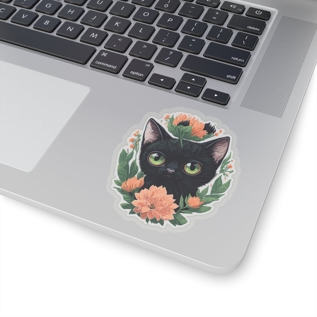 Kitty Bloom Kiss-Cut Stickers