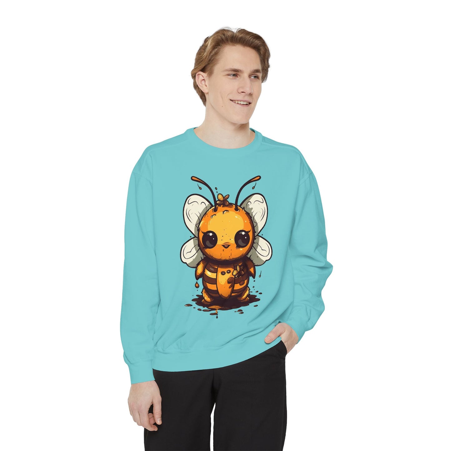 Bumble "Honey" Bee Unisex Garment-Dyed Sweatshirt