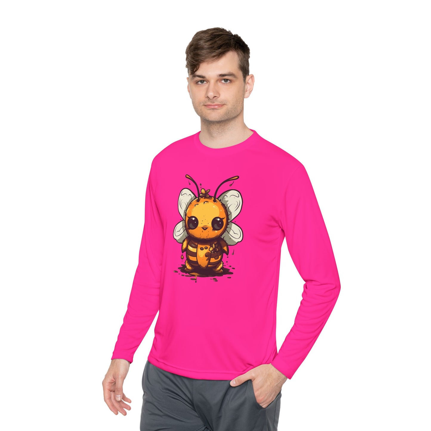 Bumble "Honey" Bee Unisex Lightweight Long Sleeve Tee