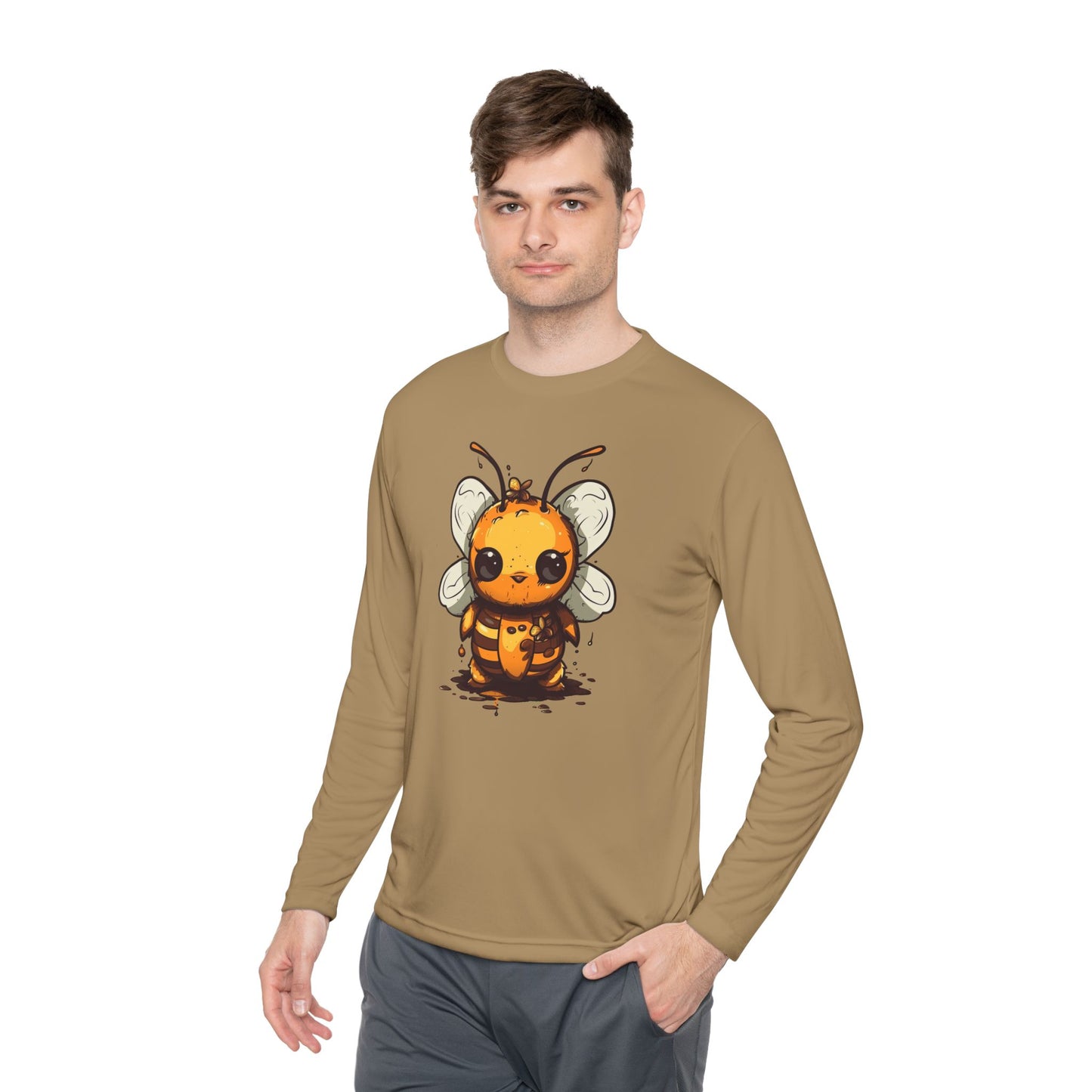 Bumble "Honey" Bee Unisex Lightweight Long Sleeve Tee