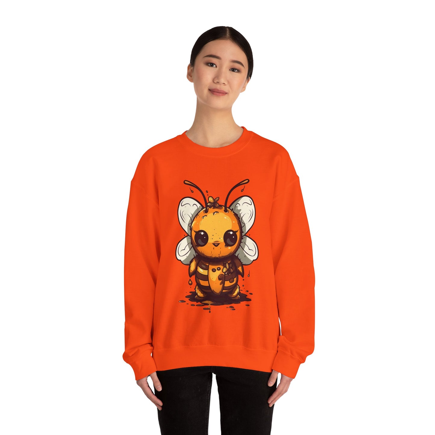 Bumble "Honey" Bee Unisex Heavy Blend™ Crewneck Sweatshirt