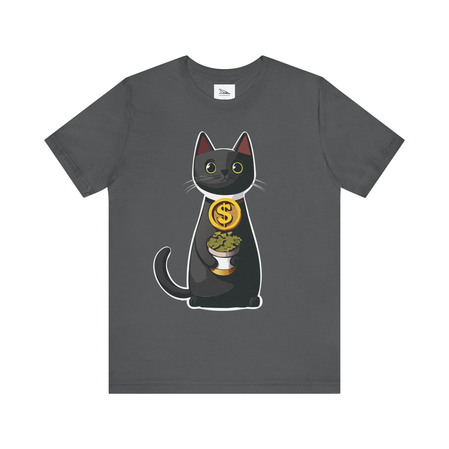 Black Cat Catnip Dealer Unisex Jersey Short Sleeve Tee