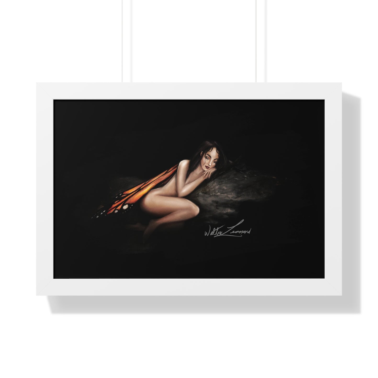 Monarch Faerie Framed Horizontal Poster