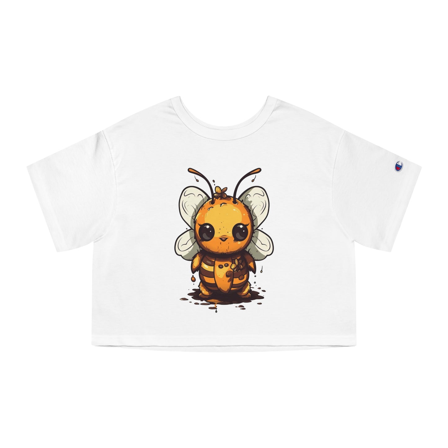 Bumble "Honey" Bee Champion Women's Heritage Cropped T-Shirt