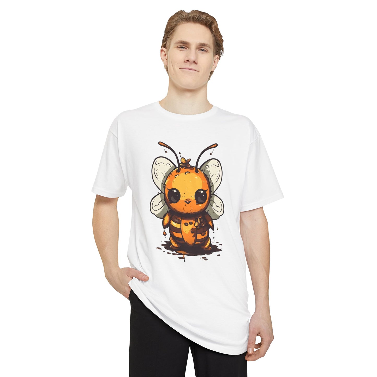 Bumble "Honey" Bee Unisex Long Body Urban Tee