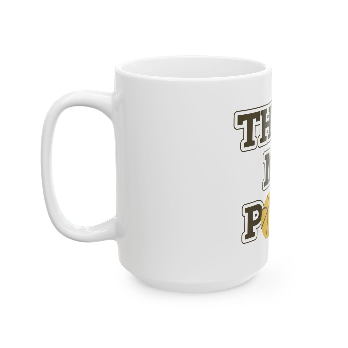 Basketball Dad Mug, Perfect Gift for Father's Day, Birthday, Sports Fan, Drinkware, Fun Coffee Cup