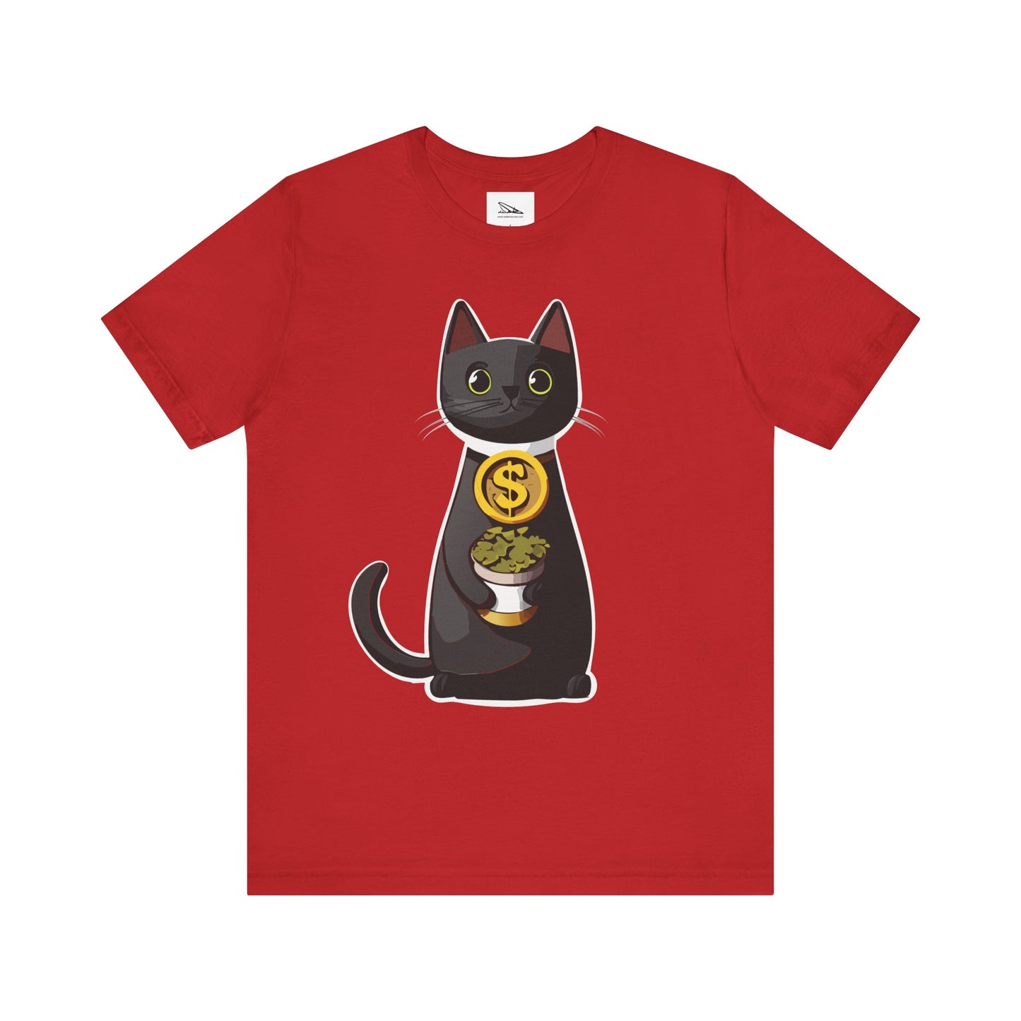 Black Cat Catnip Dealer Unisex Jersey Short Sleeve Tee