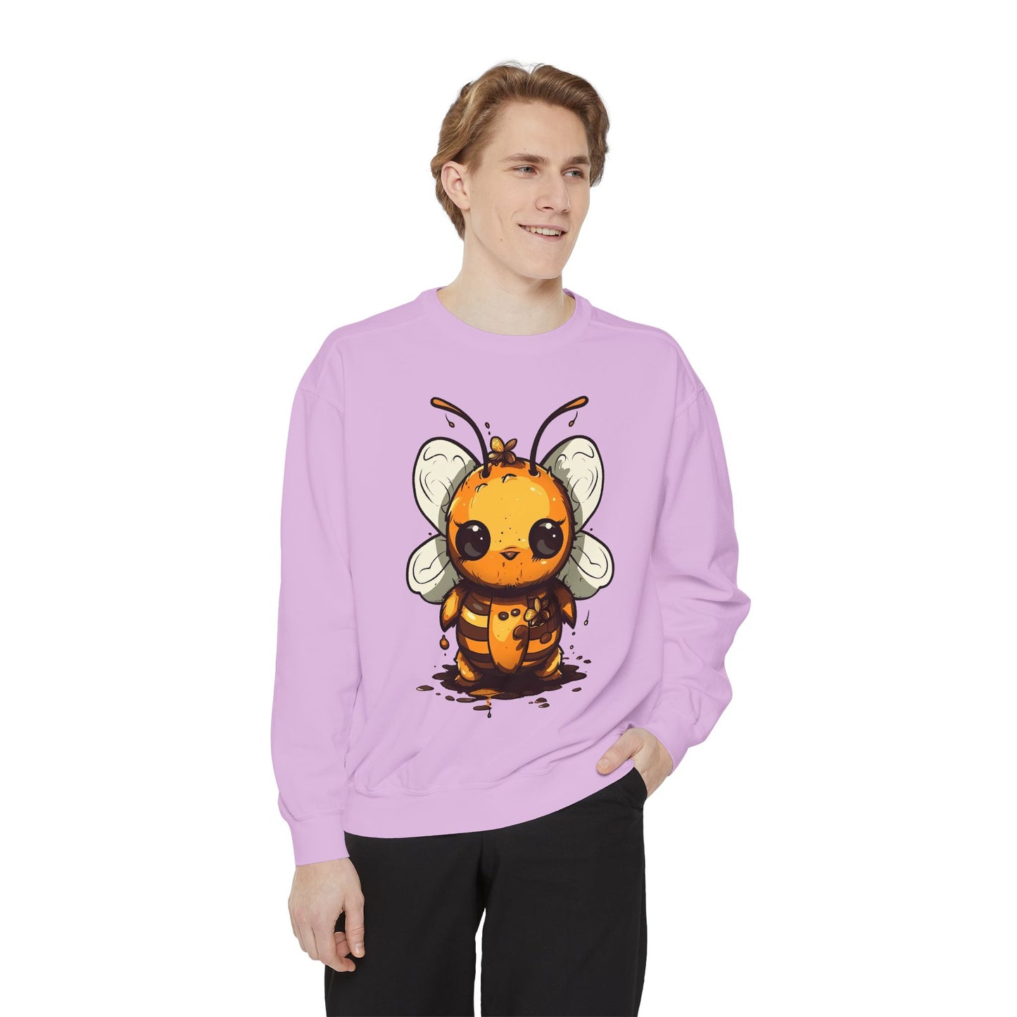 Bumble "Honey" Bee Unisex Garment-Dyed Sweatshirt