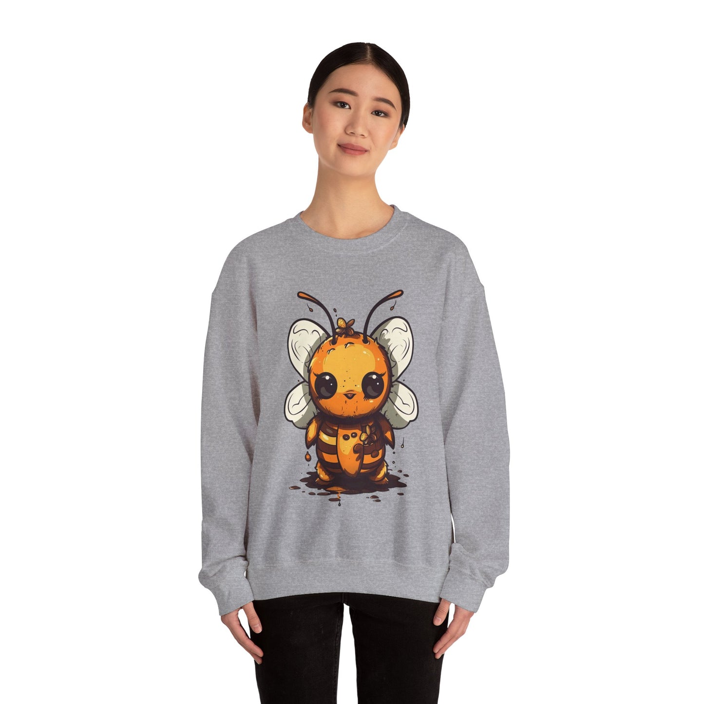 Bumble "Honey" Bee Unisex Heavy Blend™ Crewneck Sweatshirt