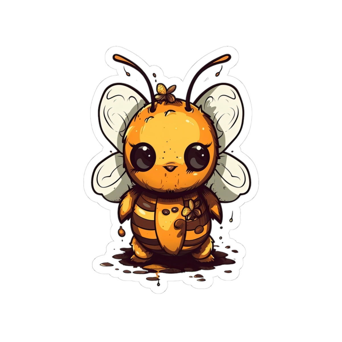Bumble "Honey" Bee Kiss-Cut Stickers