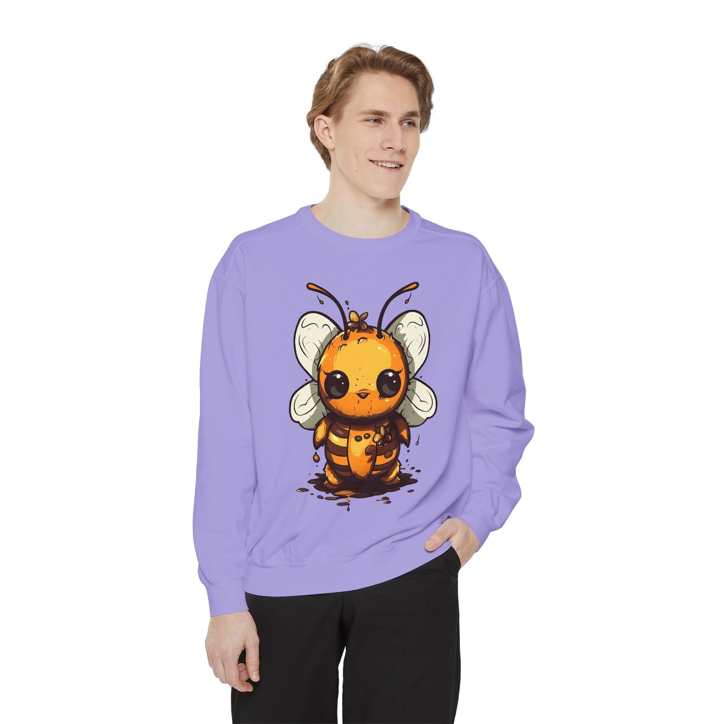 Bumble "Honey" Bee Unisex Garment-Dyed Sweatshirt