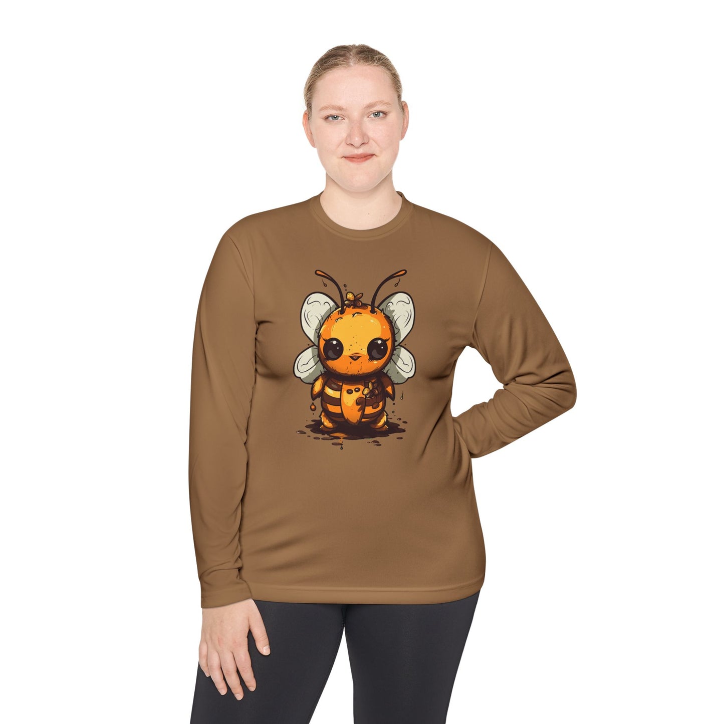 Bumble "Honey" Bee Unisex Lightweight Long Sleeve Tee