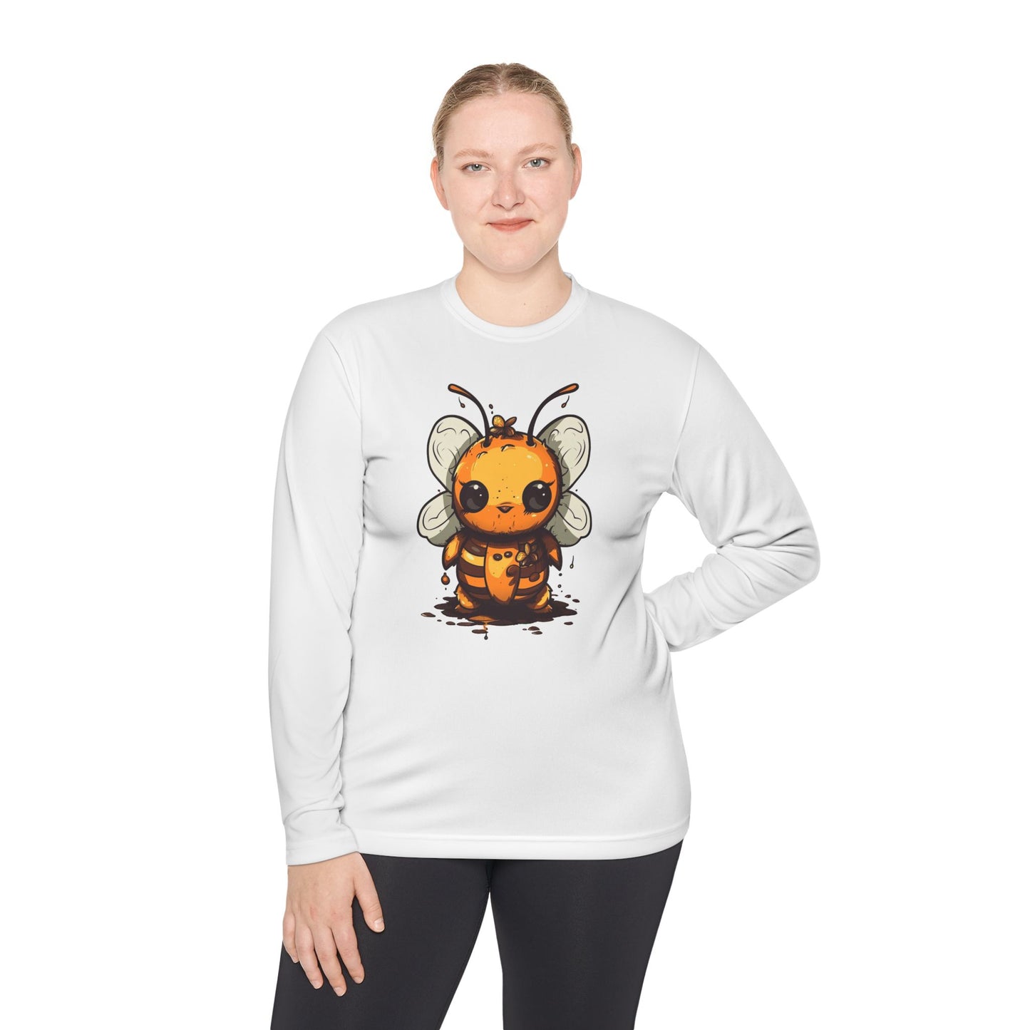 Bumble "Honey" Bee Unisex Lightweight Long Sleeve Tee