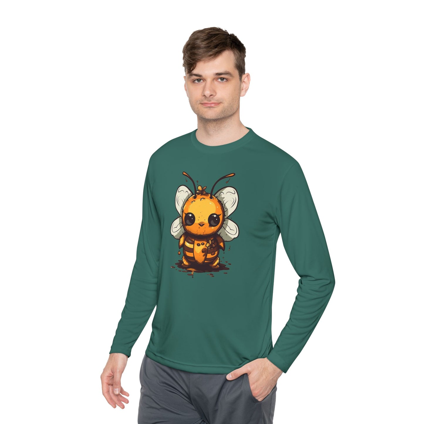 Bumble "Honey" Bee Unisex Lightweight Long Sleeve Tee