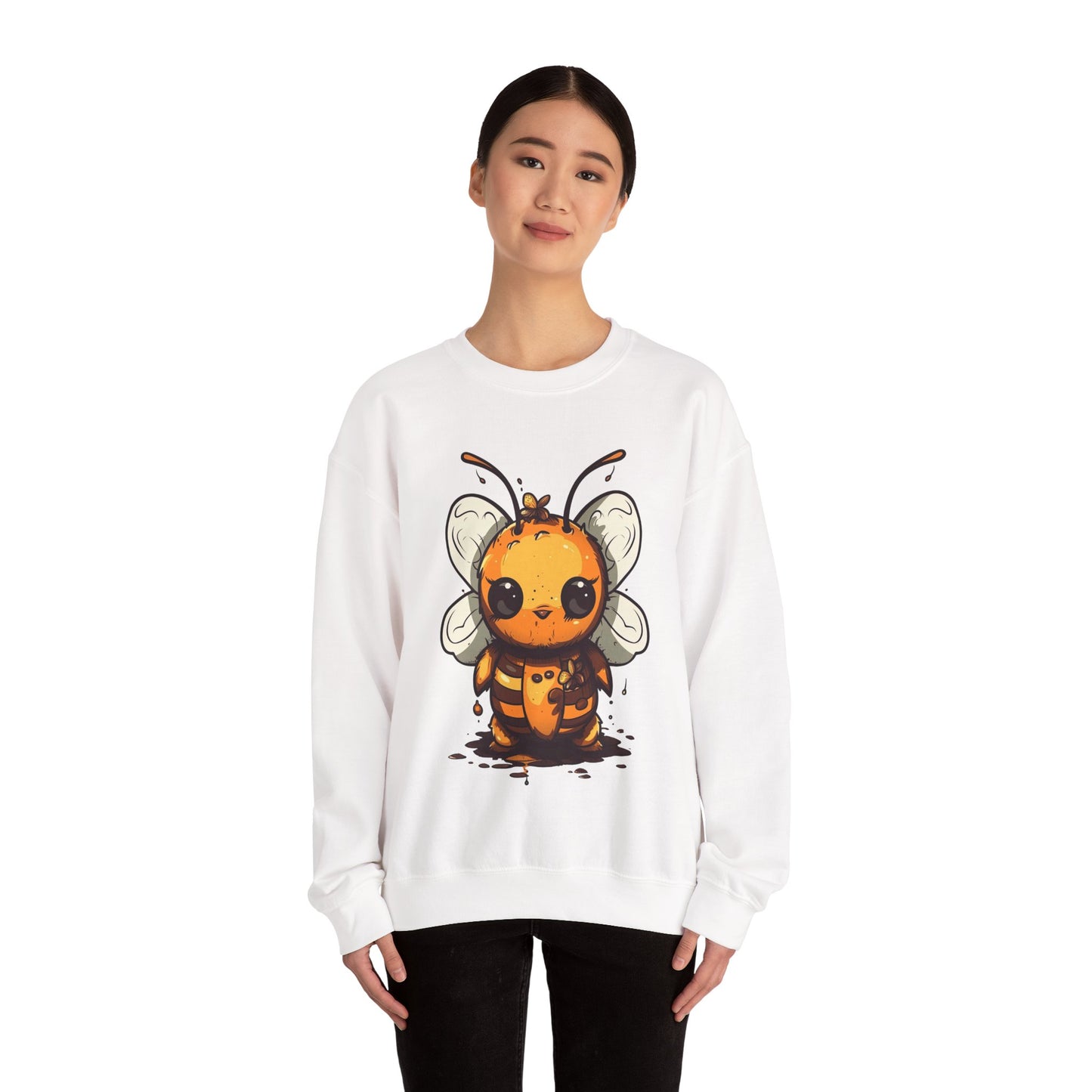 Bumble "Honey" Bee Unisex Heavy Blend™ Crewneck Sweatshirt