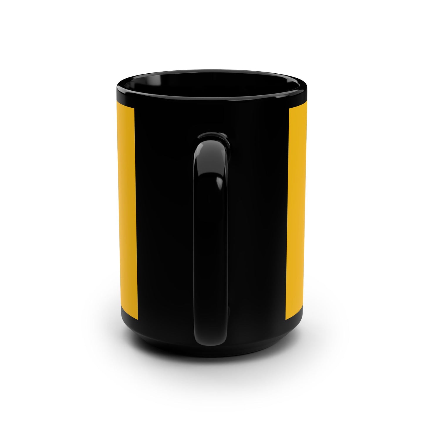 Bumble "Honey" Bee Black Mug, 15oz