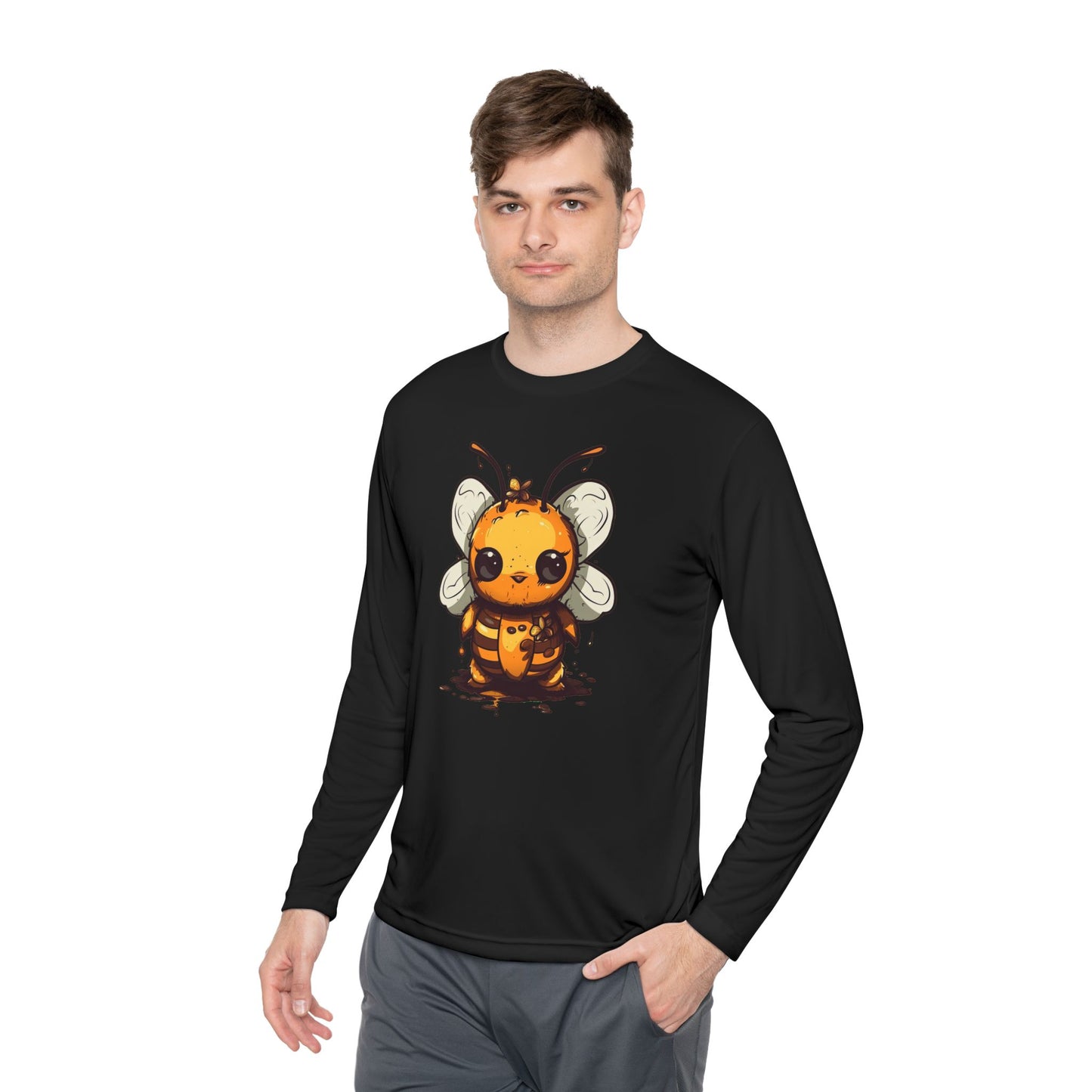 Bumble "Honey" Bee Unisex Lightweight Long Sleeve Tee