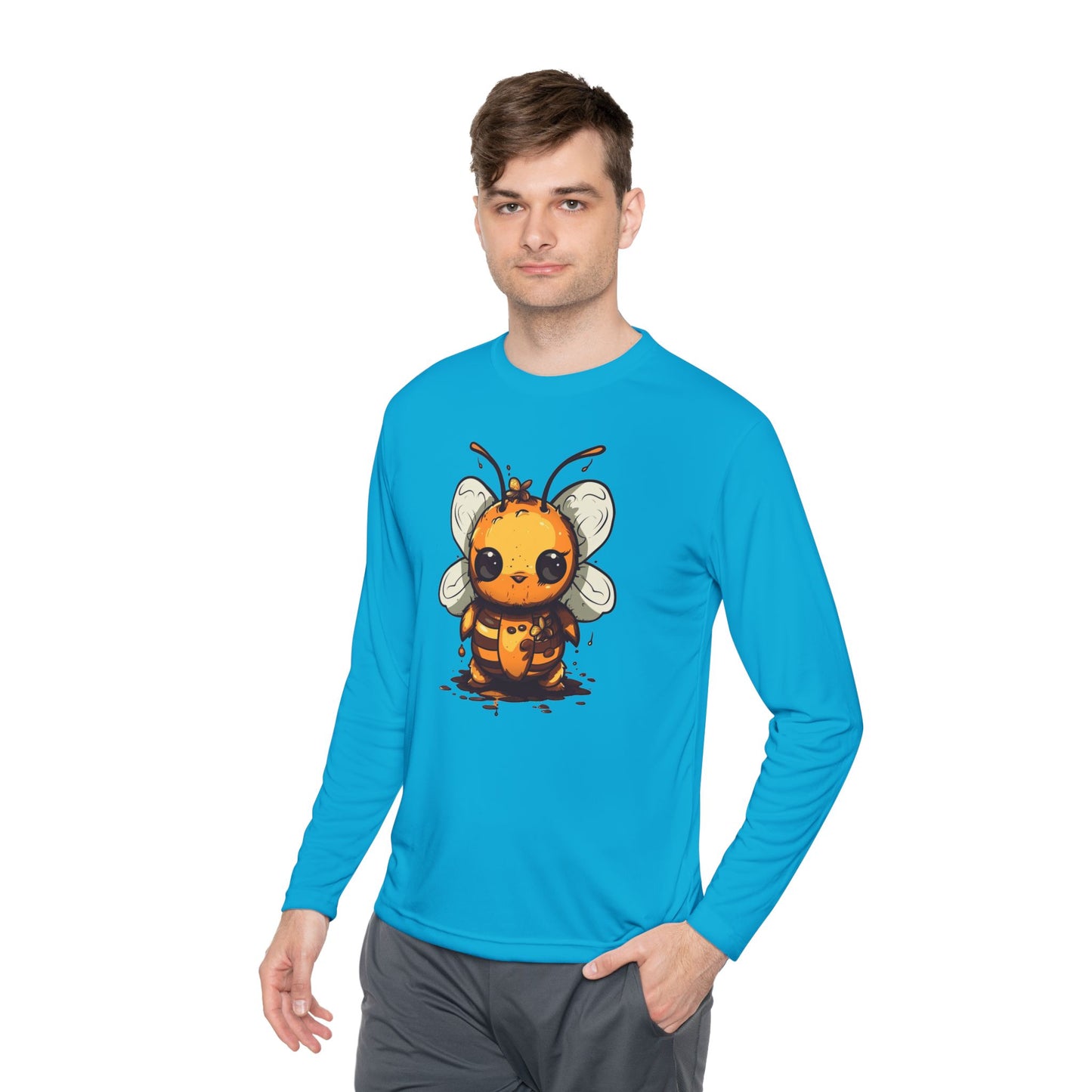 Bumble "Honey" Bee Unisex Lightweight Long Sleeve Tee