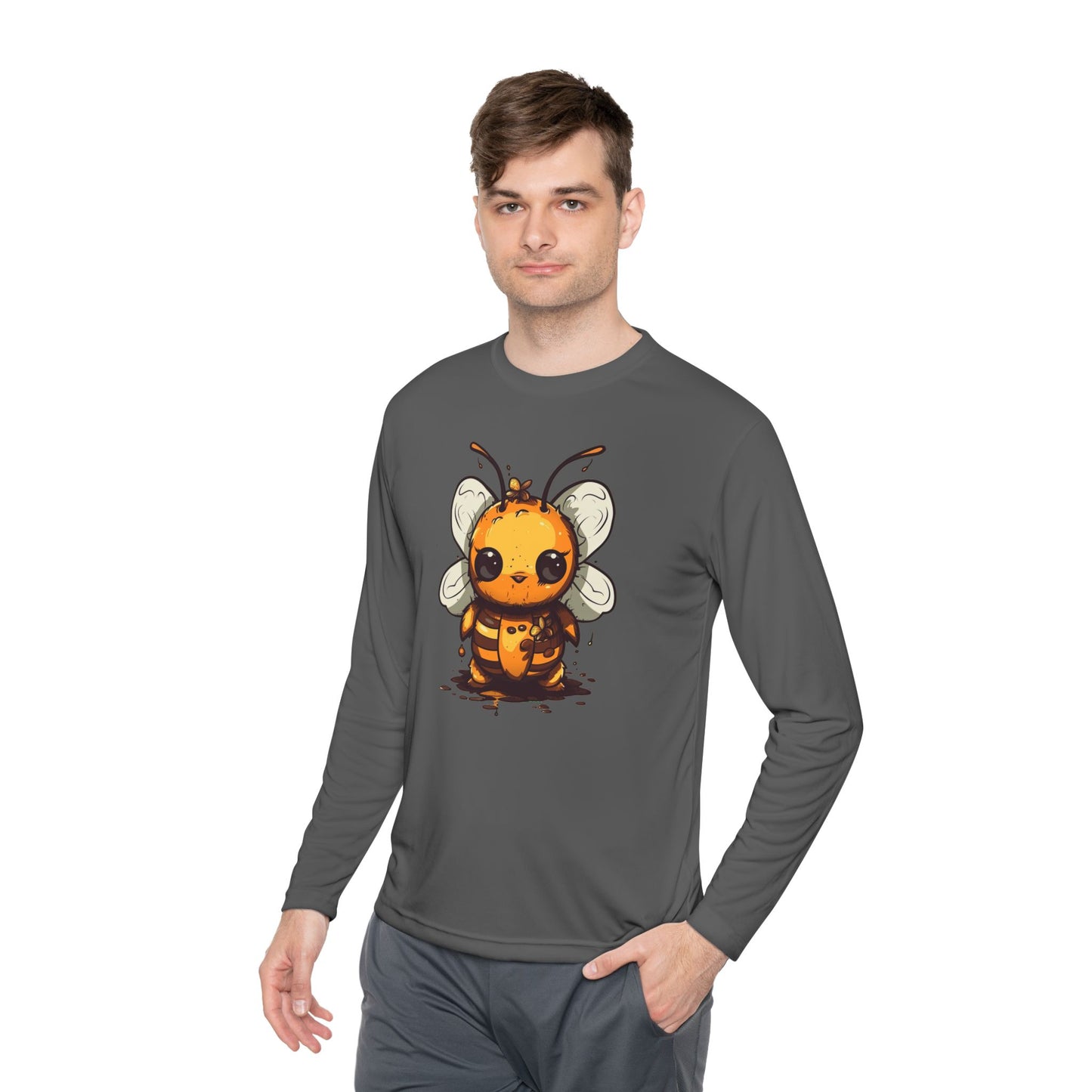 Bumble "Honey" Bee Unisex Lightweight Long Sleeve Tee