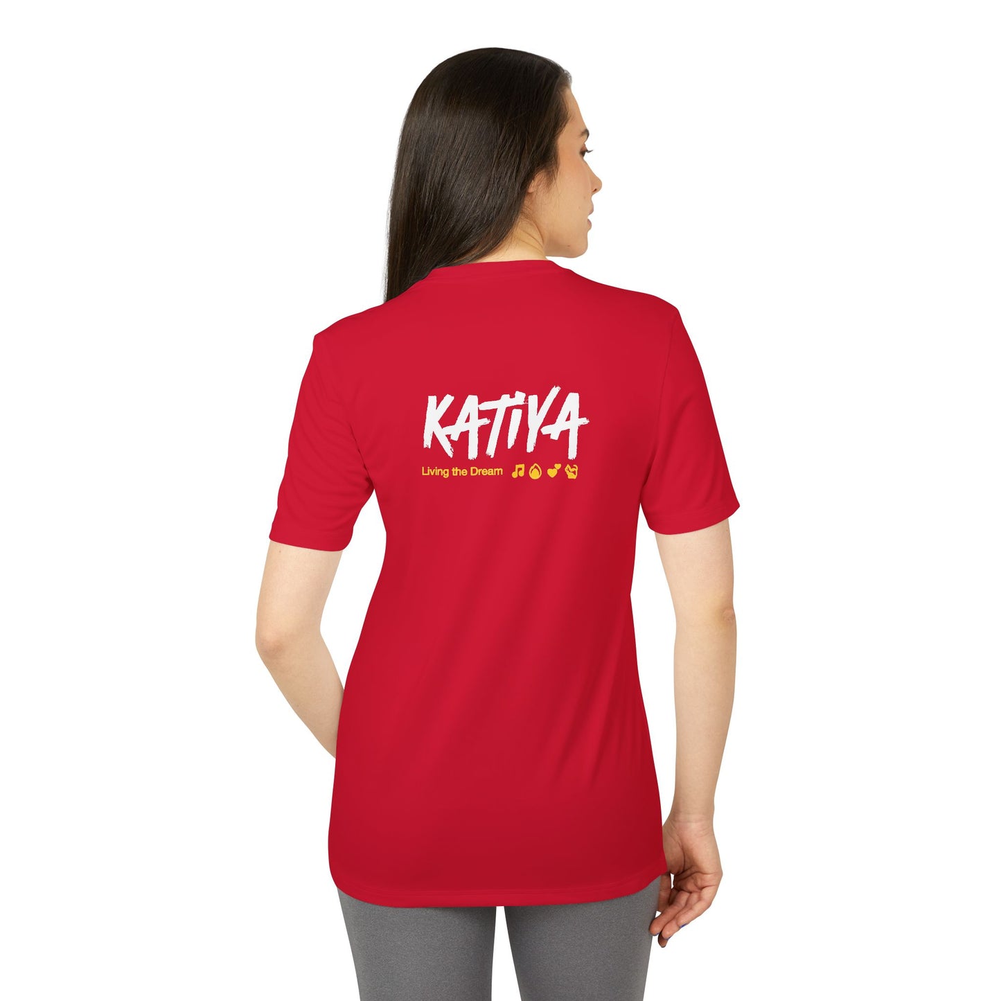 adidas Unisex Sport T-shirt | Katiya Living the Dream x LioWalls Song