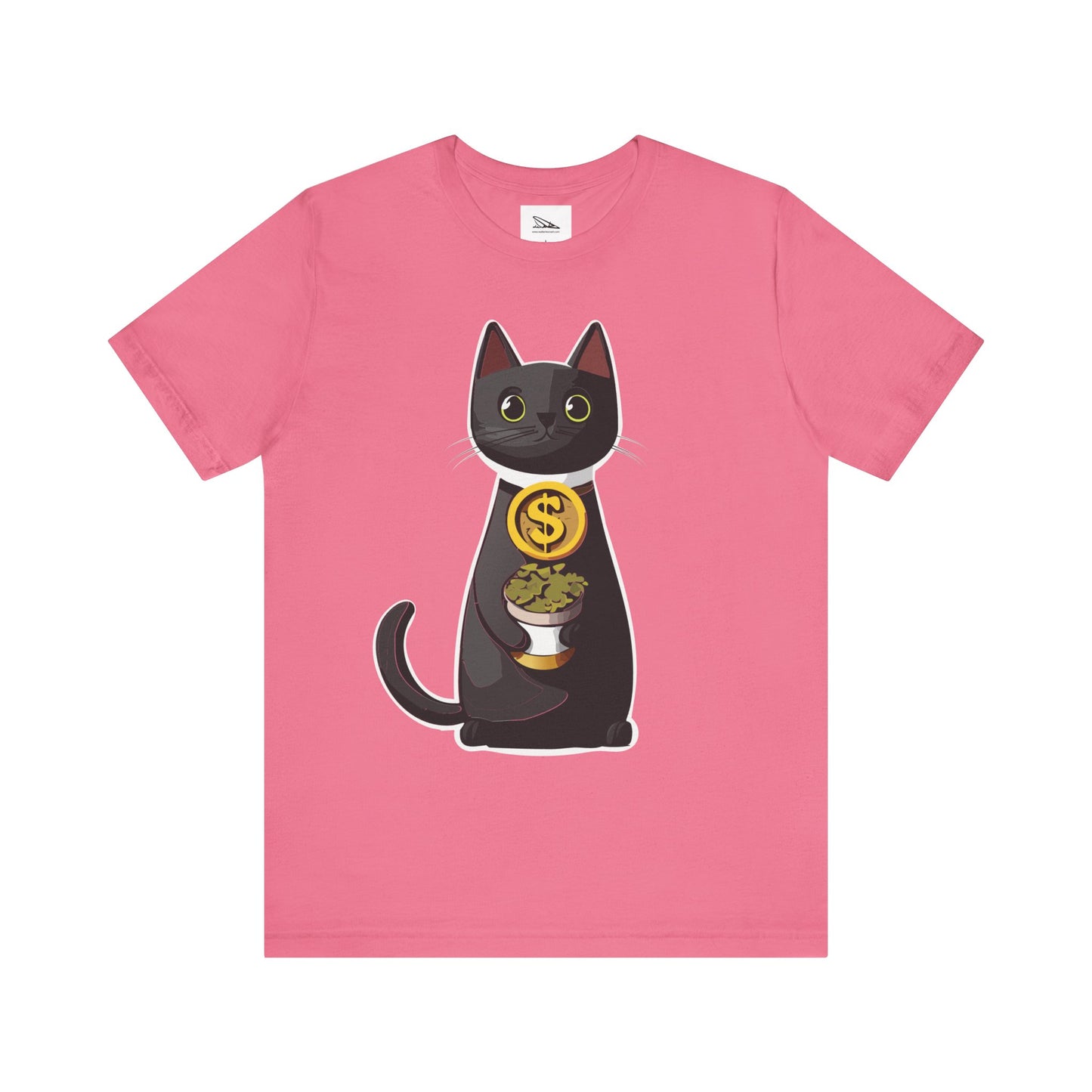 Black Cat Catnip Dealer Unisex Jersey Short Sleeve Tee