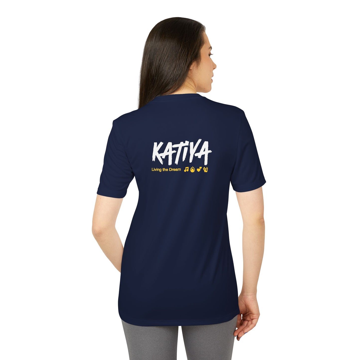 adidas Unisex Sport T-shirt | Katiya Living the Dream x LioWalls Song